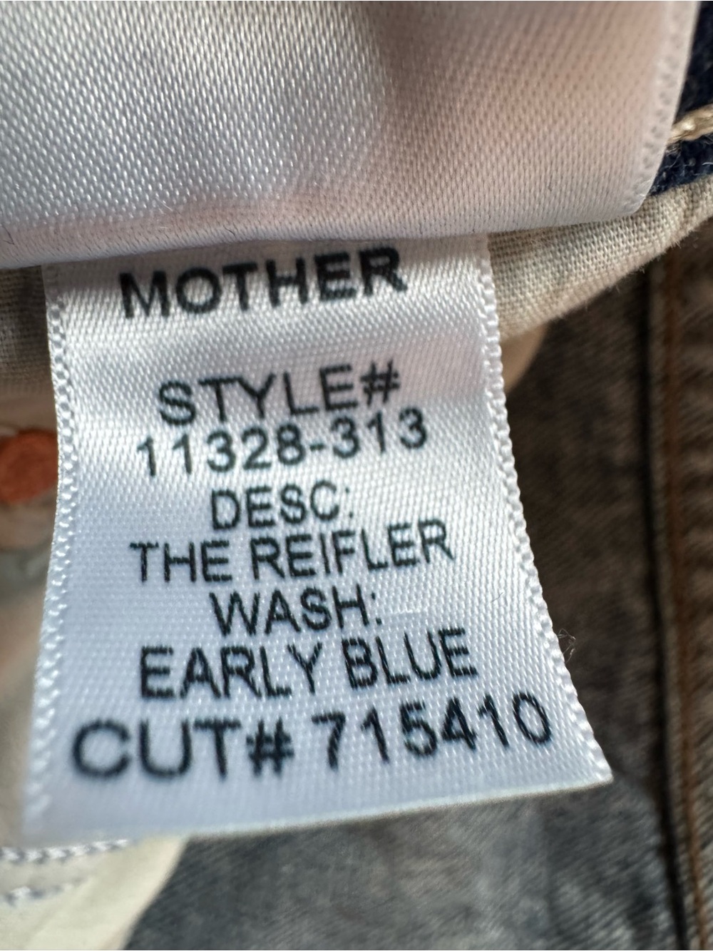MOTHER The Reifler Jeans in Early Blue Size 27 - Picture 10 of 13